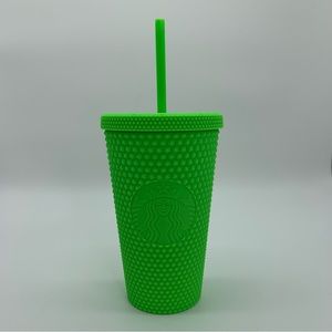 Starbucks Green Lime Grande Studded Tumbler